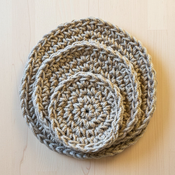 Spiral Planter Jute Placemat
