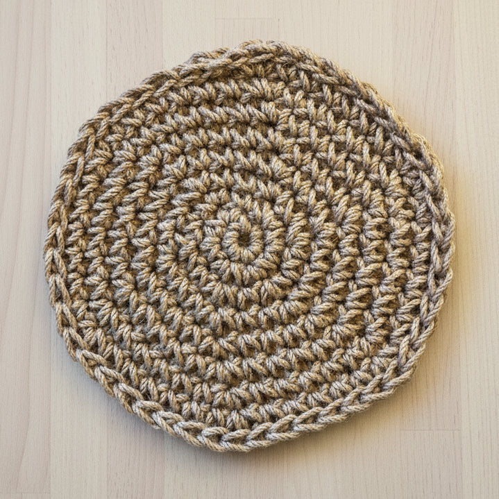 Spiral Planter Jute Placemat