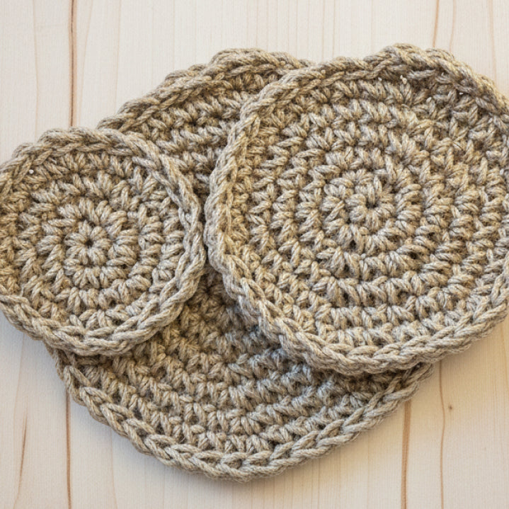 Spiral Planter Jute Placemat
